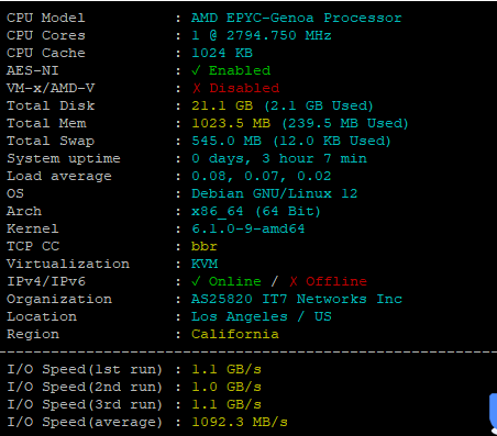 搬瓦工最新测评： BIGGERBOX PRO AMD 三网CN2GIA CMIN2优化，又一个传家宝套餐